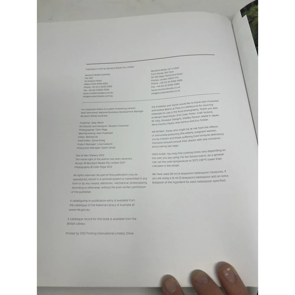Origin: The Food of Ben‎ Shewry Cookbook